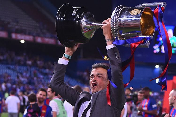 Luis Enrique dan Piala Raja untuk Barcelona 2017