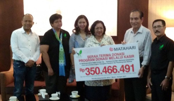 Matahari Department Store Donasi untuk BNN