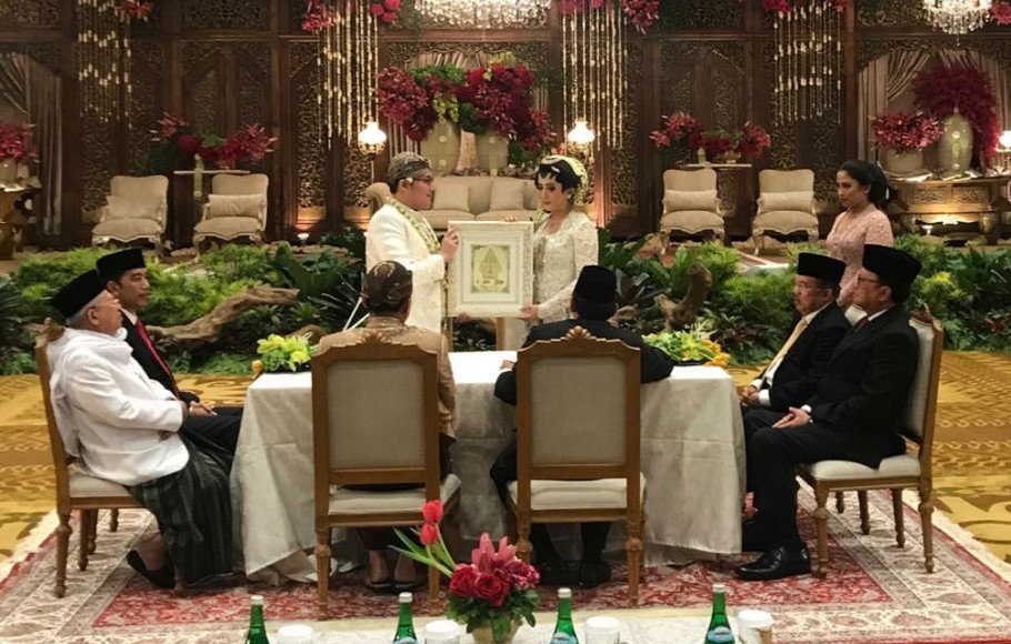 Jokowi dan JK Saksi Pernikahan