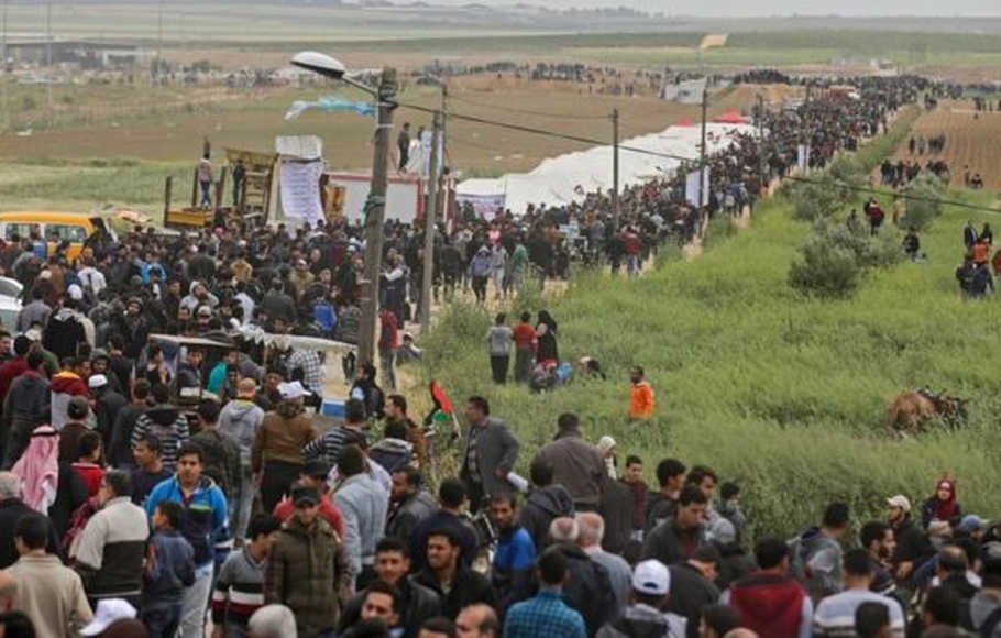 Israel Tembak Demonstran