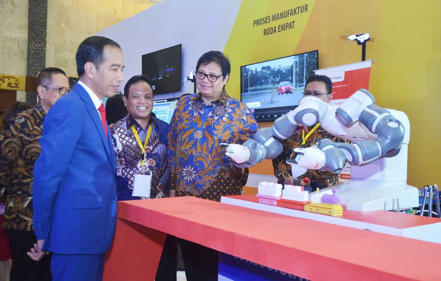 Jokowi dan Airlangga 01