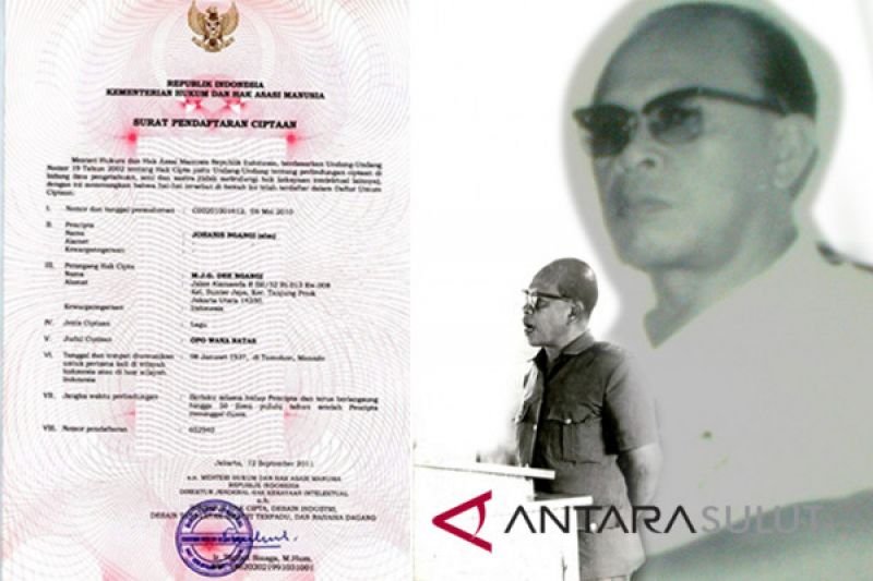 Johanis Ngangi Pencipta Lagu Opo Wananatas