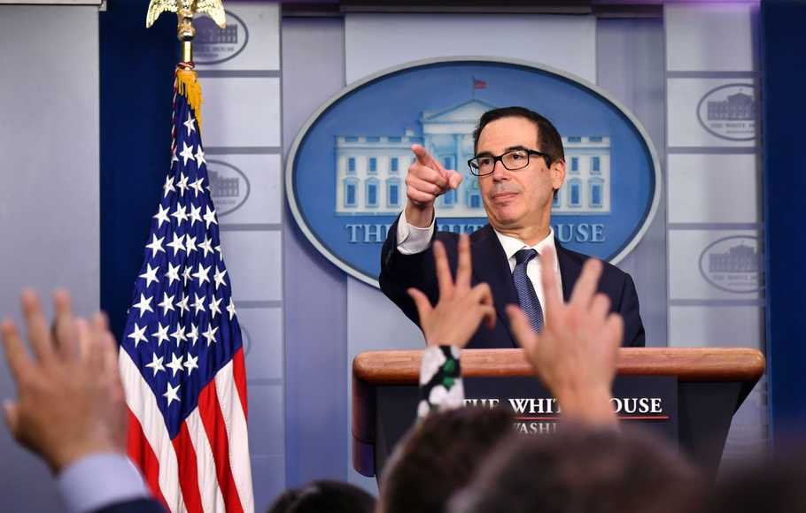 Treasury Secretary Mnuchin Holds Press Briefing