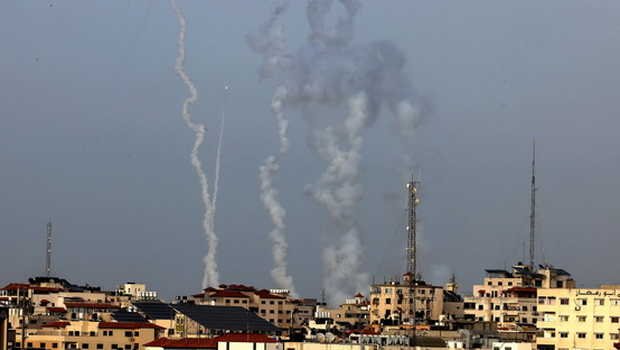 PALESTINIAN-ISRAEL-GAZA-ROCKET