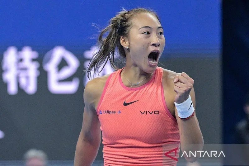 Petenis China, Zheng Qinwen.(foto:Ist)