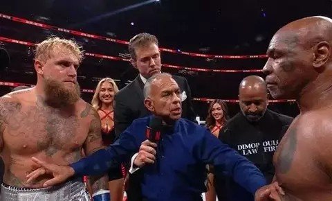 Duel Mike Tyson vs Jake Paul (X/@jedygoodman
