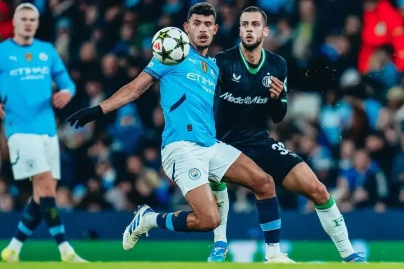 Manchester City ditahan imbang Feyenoord 3-3 dalam pertandingan Liga Champions 2024/25 di Etihad Stadium, Manchester pada Rabu (27/11/2024). ANTARA/ManCity