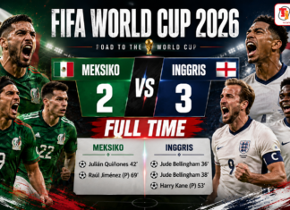 Inggris Tundukkan Meksiko 3-2 di Azteca, Bellingham Menggila dan Laga Diwarnai Kartu Merah