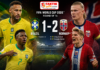 Haaland Bikin Brasil Tersungkur! Norwegia Menang 2-1 dan Lolos ke Perempat Final Piala Dunia 2026