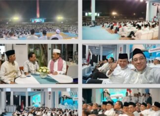 Doa Kebangsaan HUT RI Ke-81 Dihadiri Sekitar 100 Ribu Orang