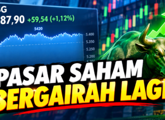 ‎Pasar Saham Kembali Bergairah, IHSG Ditutup Menguat 59,54 Poin